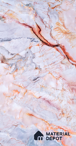 Marble Look PN 06709 8 ft x 4 ft Texture Finish Decorative Wall Panel - 1.5 mm | Suitable for TV Unit, Wardrobe, Kitchen Cabinets