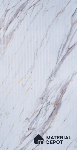 Marble Look PN 06698 8 ft x 4 ft Texture Finish Decorative Wall Panel - 3 mm | Suitable for TV Unit, Wardrobe, Kitchen Cabinets