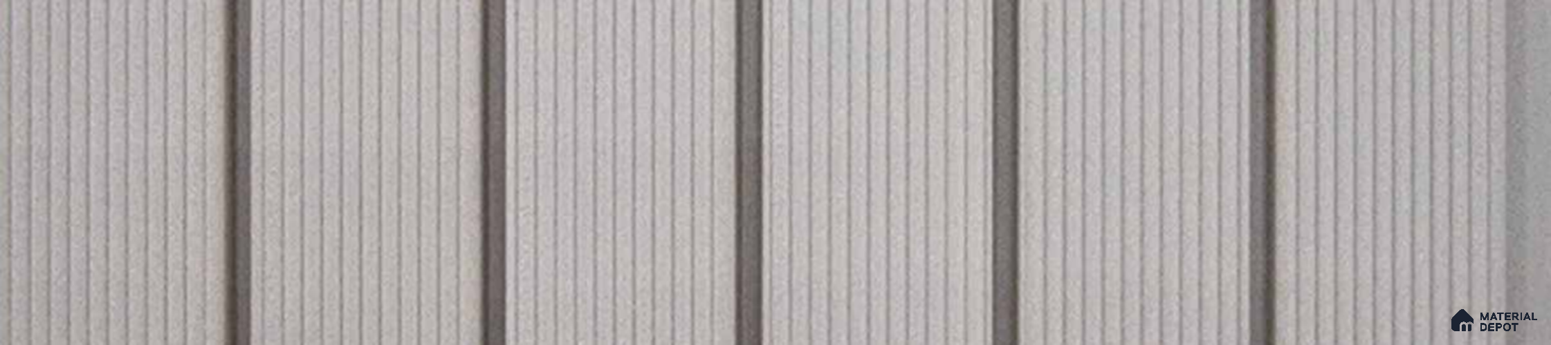 Textured Solid Look PN 06715 8 ft x 0.83 ft Texture Finish Louvers - 10 mm | Suitable for TV Unit, Wardrobe, Kitchen Cabinets