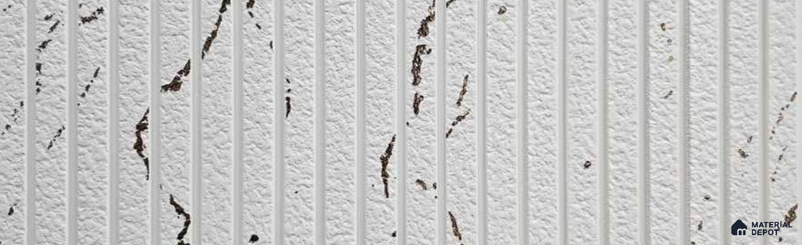 Marble Look PN 06743 8 ft x 1 ft Texture Finish Louvers - 12 mm | Suitable for TV Unit, Wardrobe, Kitchen Cabinets
