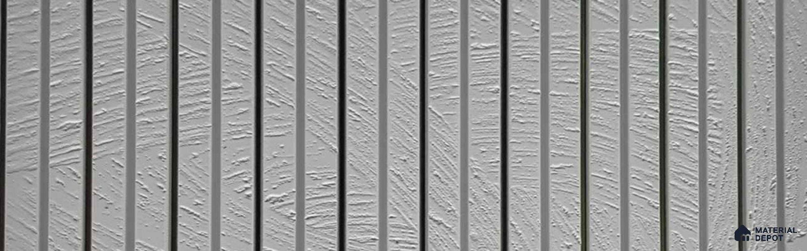 Textured Solid Look PN 06749 8 ft x 1 ft Texture Finish Louvers - 12 mm | Suitable for TV Unit, Wardrobe, Kitchen Cabinets