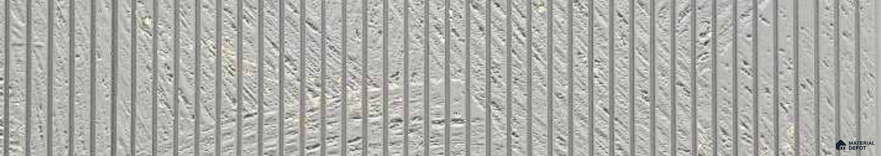 Textured Solid Look PN 06748 8 ft x 1 ft Texture Finish Louvers - 12 mm | Suitable for TV Unit, Wardrobe, Kitchen Cabinets
