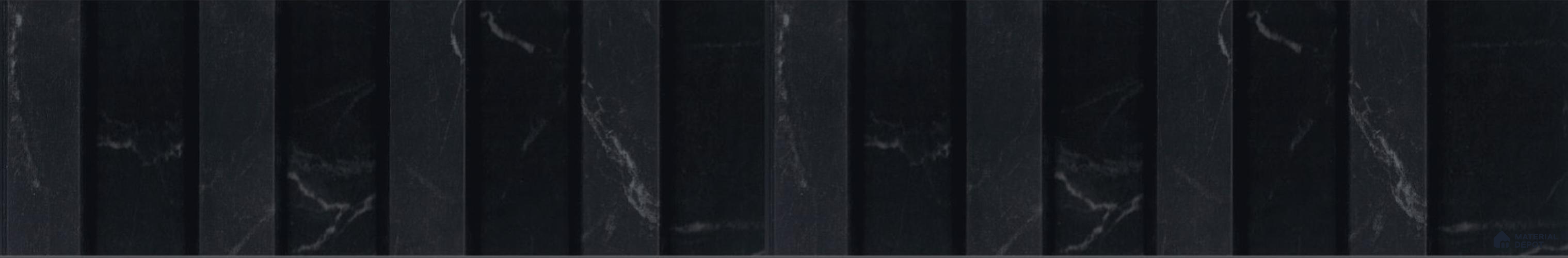 PN 06892 9.2 ft x 6.18 inch Charcoal Louvers/Panels - 16 mm