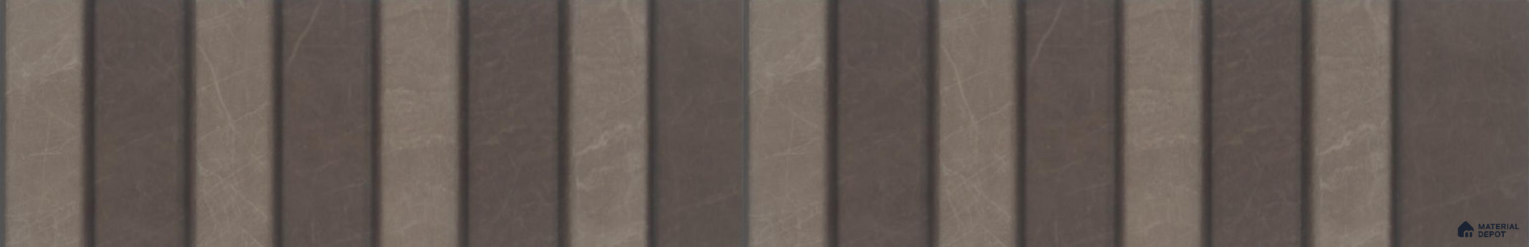 PN 06890 9.2 ft x 6.18 inch Charcoal Louvers/Panels - 16 mm