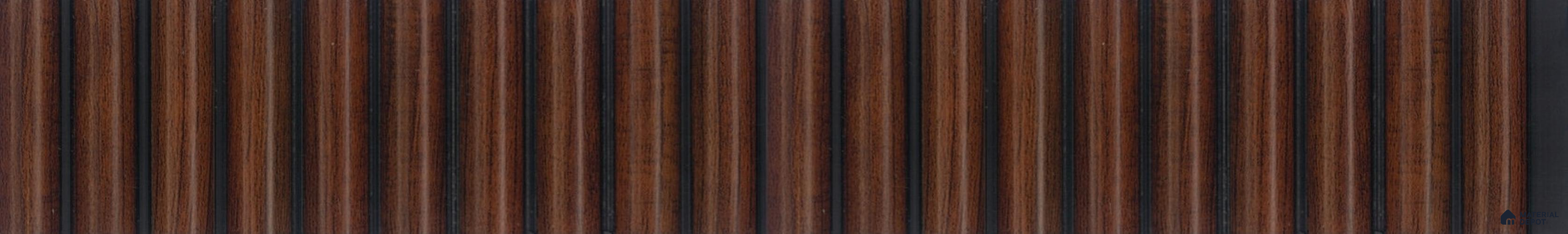 PN 06822 9.2 ft x 5.9 inch Charcoal Louvers/Panels - 10 mm
