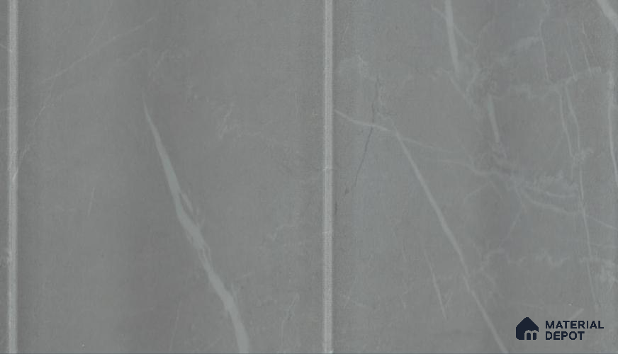 PN 06854 9.2 ft x 7.87 inch Charcoal Louvers/Panels - 16 mm
