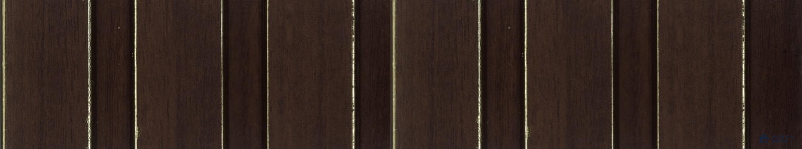 PN 06830 9.2 ft x 5 inch Charcoal Louvers/Panels - 12 mm