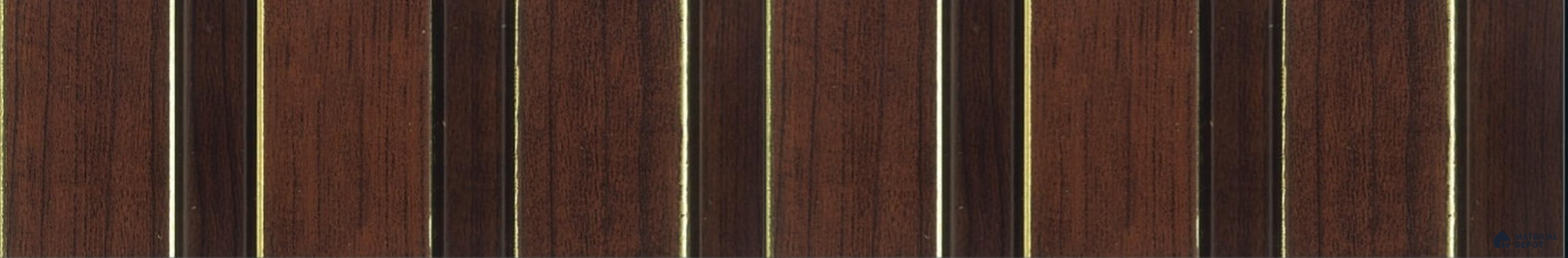 PN 06831 9.2 ft x 5 inch Charcoal Louvers/Panels - 12 mm