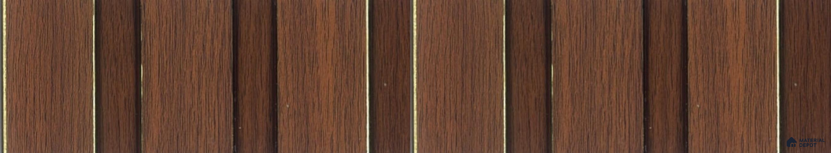 PN 06833 9.2 ft x 5 inch Charcoal Louvers/Panels - 12 mm
