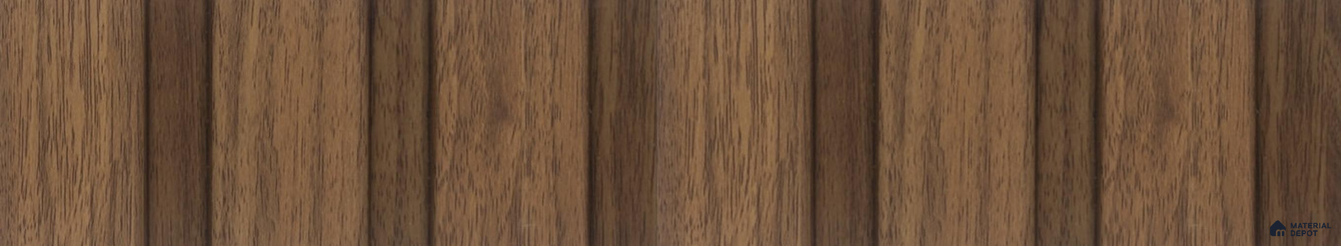 PN 06840 9.2 ft x 5 inch Charcoal Louvers/Panels - 12 mm
