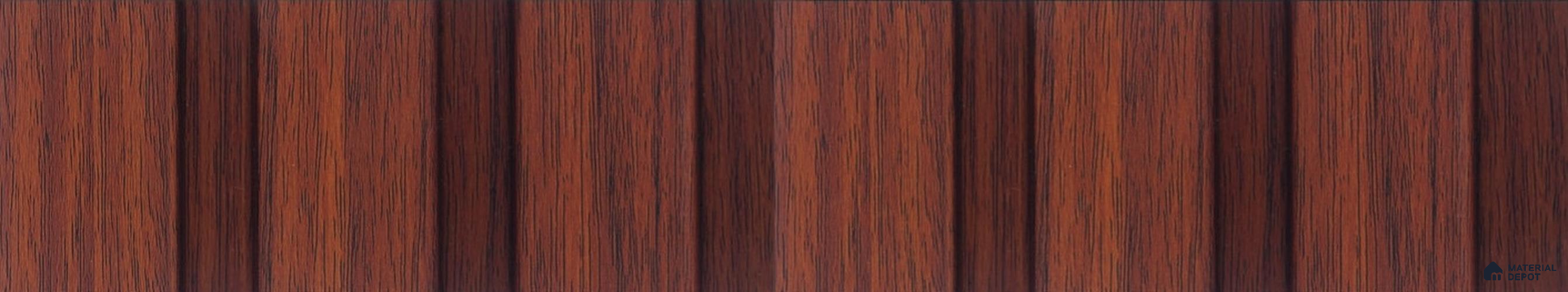 PN 06843 9.2 ft x 5 inch Charcoal Louvers/Panels - 12 mm