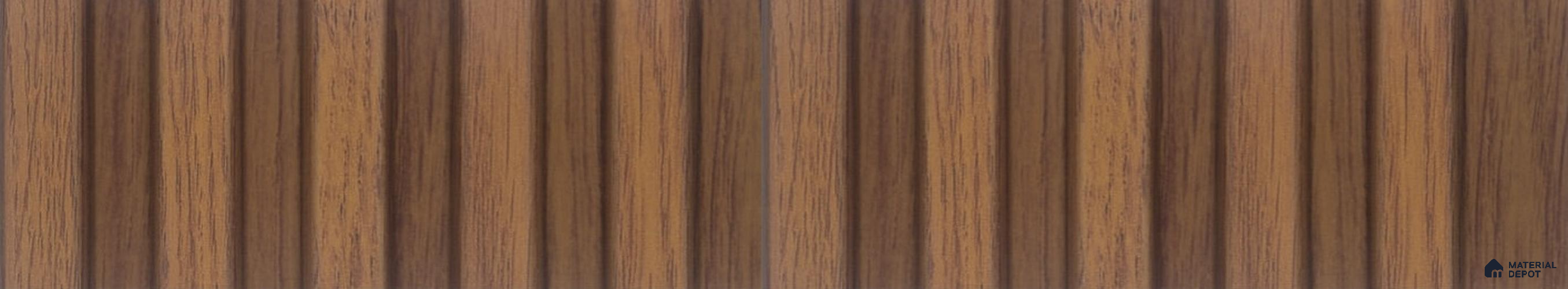 PN 06812 9.2 ft x 4.7 inch Charcoal Louvers/Panels - 12 mm