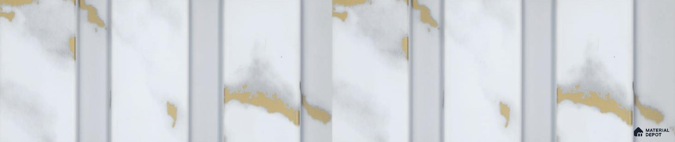 PN 06846 9.2 ft x 5 inch Charcoal Louvers/Panels - 12 mm