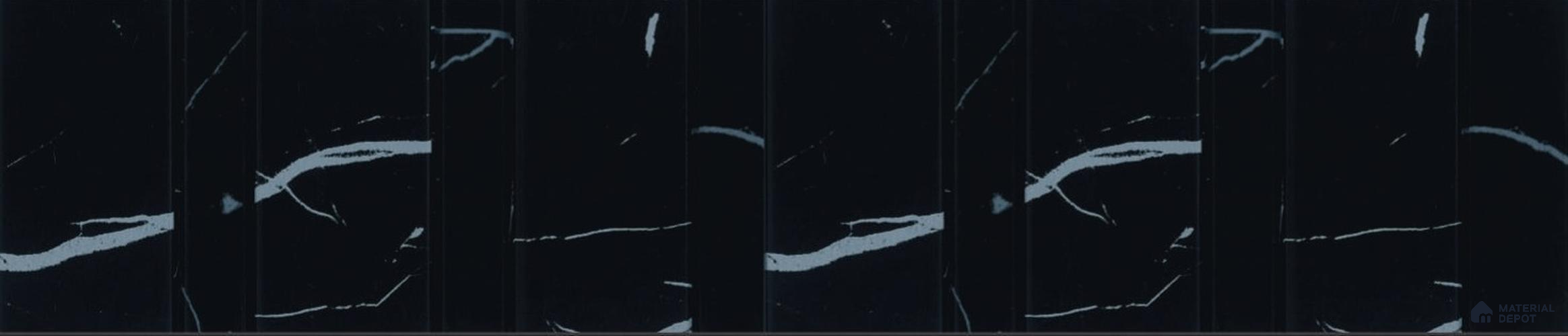 PN 06853 9.2 ft x 5 inch Charcoal Louvers/Panels - 12 mm