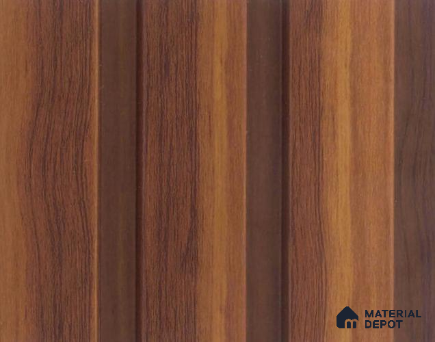 PN 06769 8 ft x 5 inch Charcoal Louvers/Panels - 12 mm
