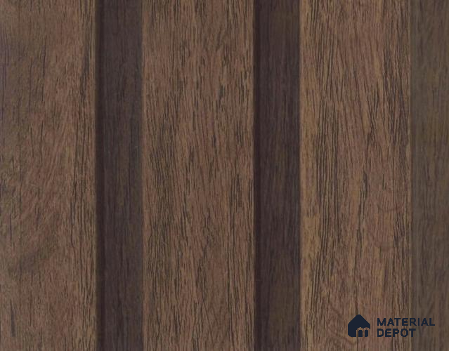 PN 06770 8 ft x 5 inch Charcoal Louvers/Panels - 12 mm