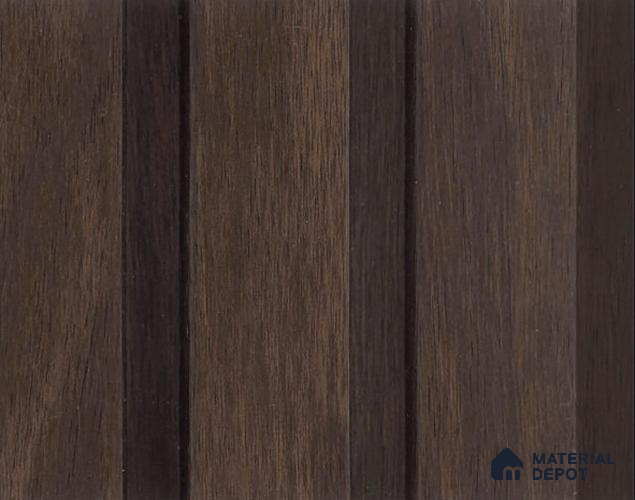 PN 06772 8 ft x 5 inch Charcoal Louvers/Panels - 12 mm