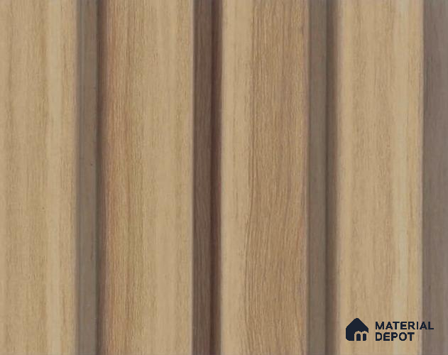 PN 06775 8 ft x 5 inch Charcoal Louvers/Panels - 12 mm