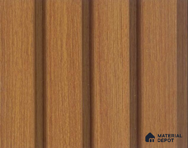 PN 06776 8 ft x 5 inch Charcoal Louvers/Panels - 12 mm