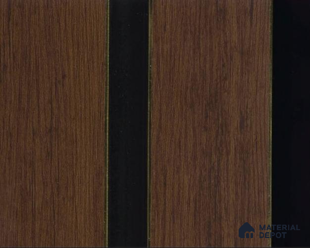 PN 06785 8 ft x 5 inch Charcoal Louvers/Panels - 12 mm