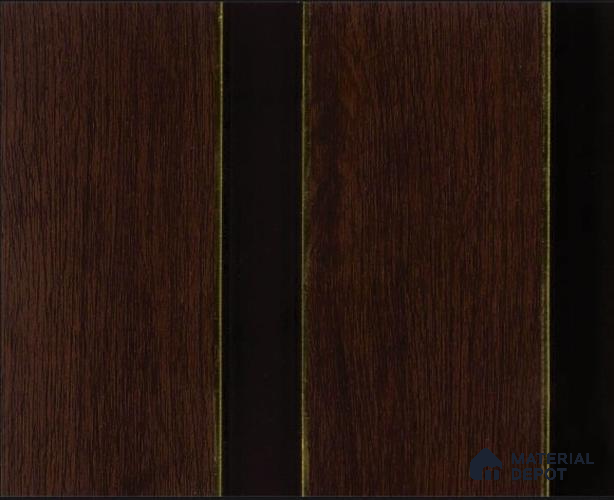 PN 06786 8 ft x 5 inch Charcoal Louvers/Panels - 12 mm