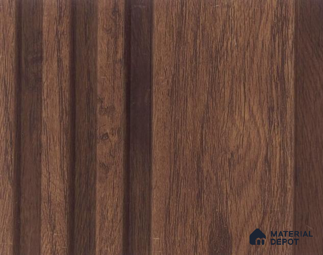 PN 06790 8 ft x 5 inch Charcoal Louvers/Panels - 12 mm