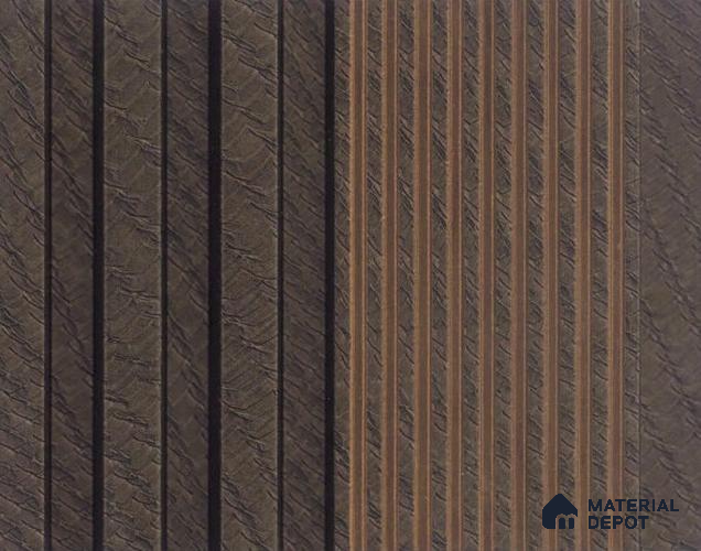PN 06794 8 ft x 5 inch Charcoal Louvers/Panels - 12 mm