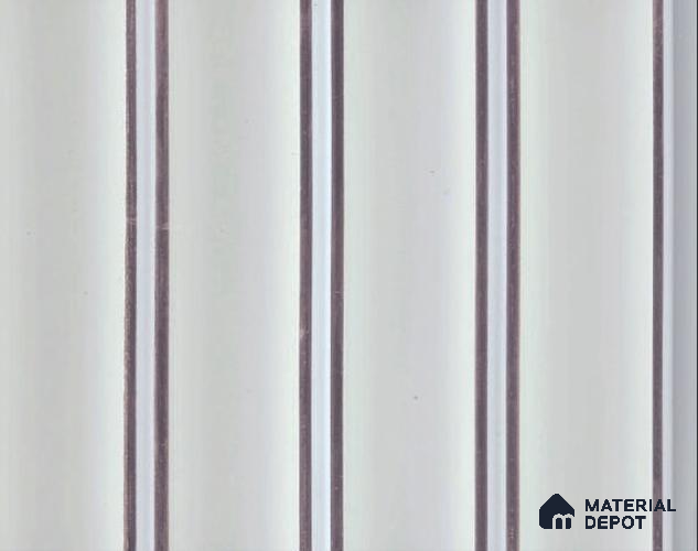 PN 06802 8 ft x 5 inch Charcoal Louvers/Panels - 12 mm