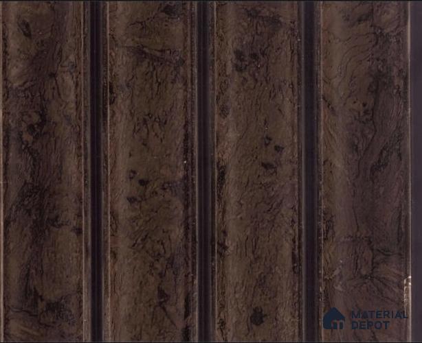 PN 06803 8 ft x 5 inch Charcoal Louvers/Panels - 12 mm