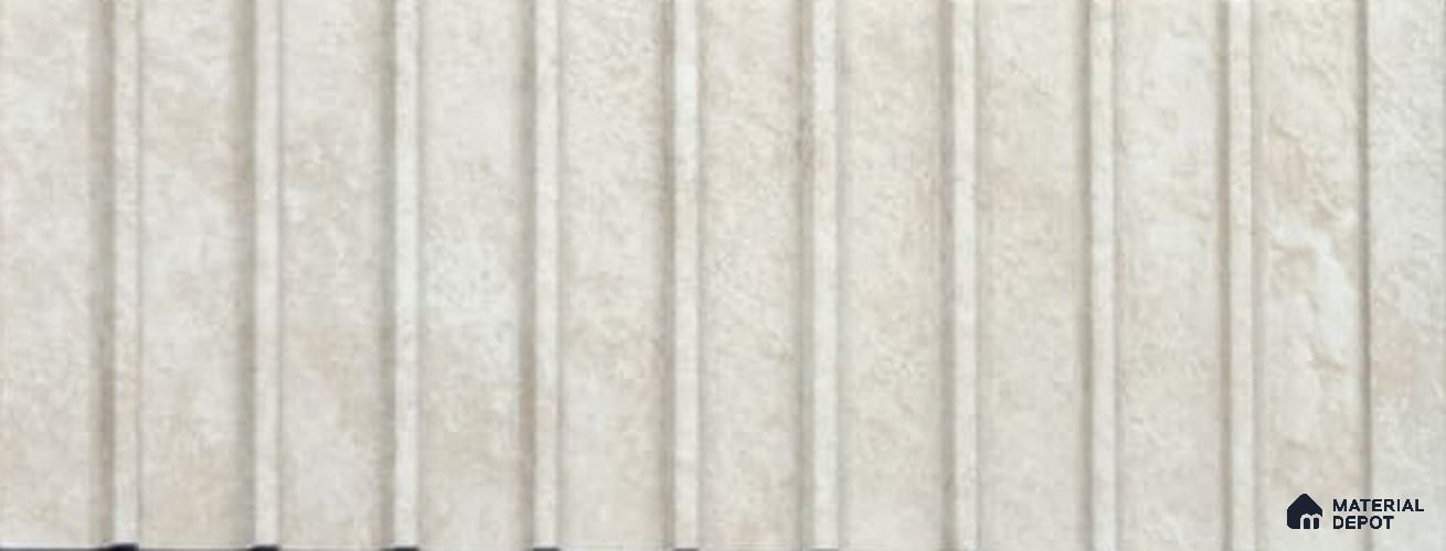 PN 06903 8 ft x 6 inch Charcoal Louvers/Panels - 6 mm
