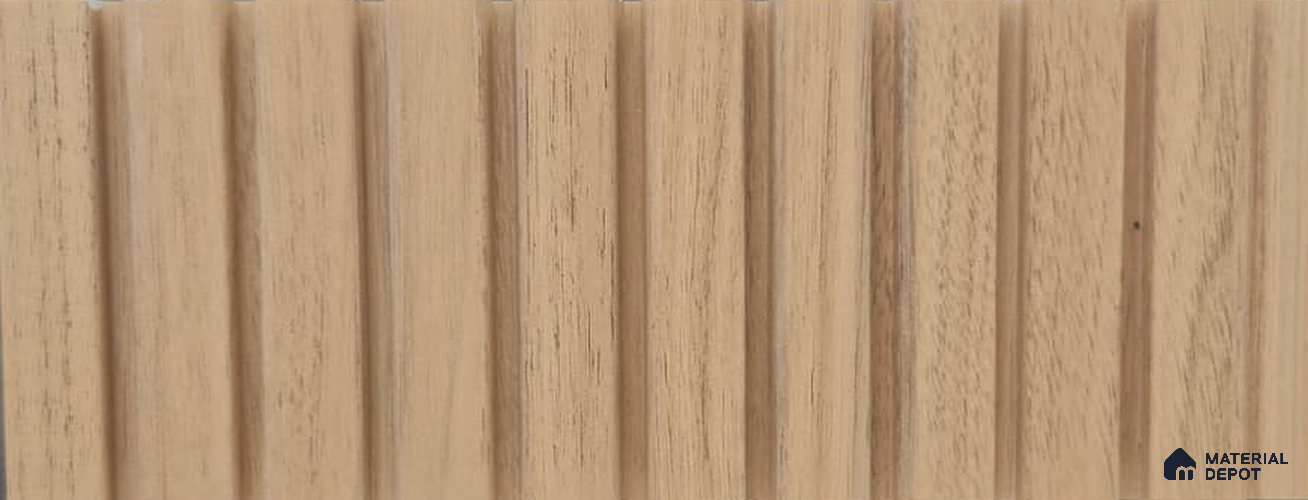 PN 06910 8 ft x 6 inch Charcoal Louvers/Panels - 6 mm