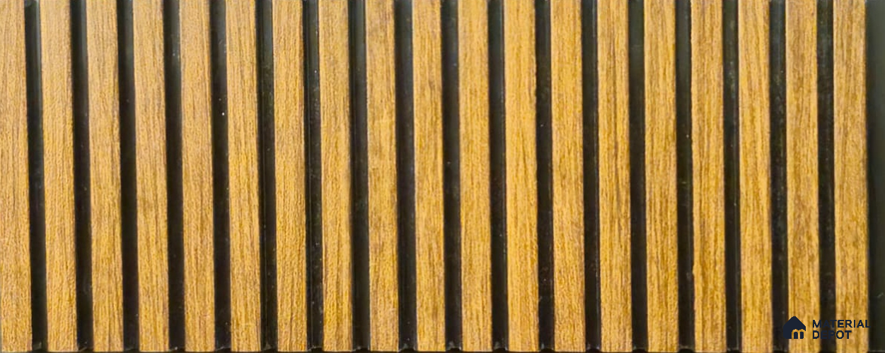 PN 06923 8 ft x 6 inch Charcoal Louvers/Panels - 6 mm