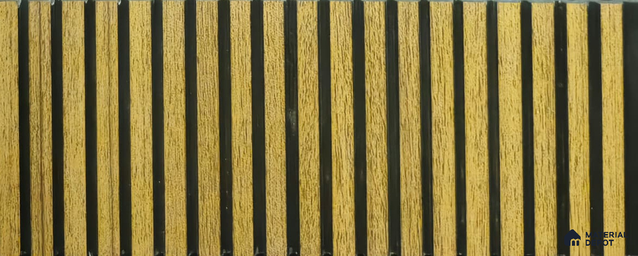 PN 06928 8 ft x 6 inch Charcoal Louvers/Panels - 6 mm