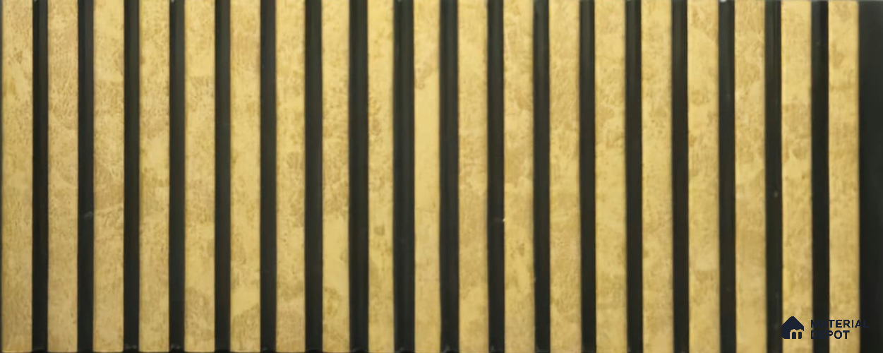 PN 06930 8 ft x 6 inch Charcoal Louvers/Panels - 6 mm