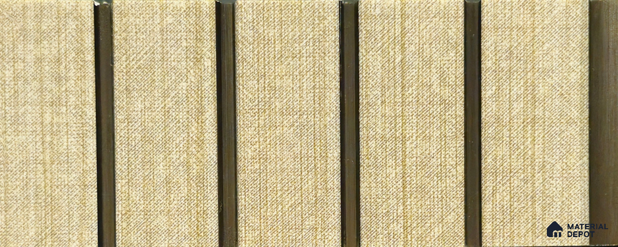 PN 06937 8 ft x 6 inch Charcoal Louvers/Panels - 6 mm