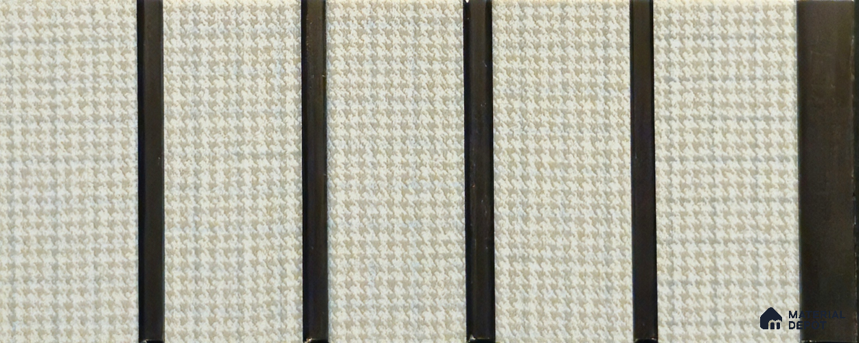 PN 06939 8 ft x 6 inch Charcoal Louvers/Panels - 6 mm