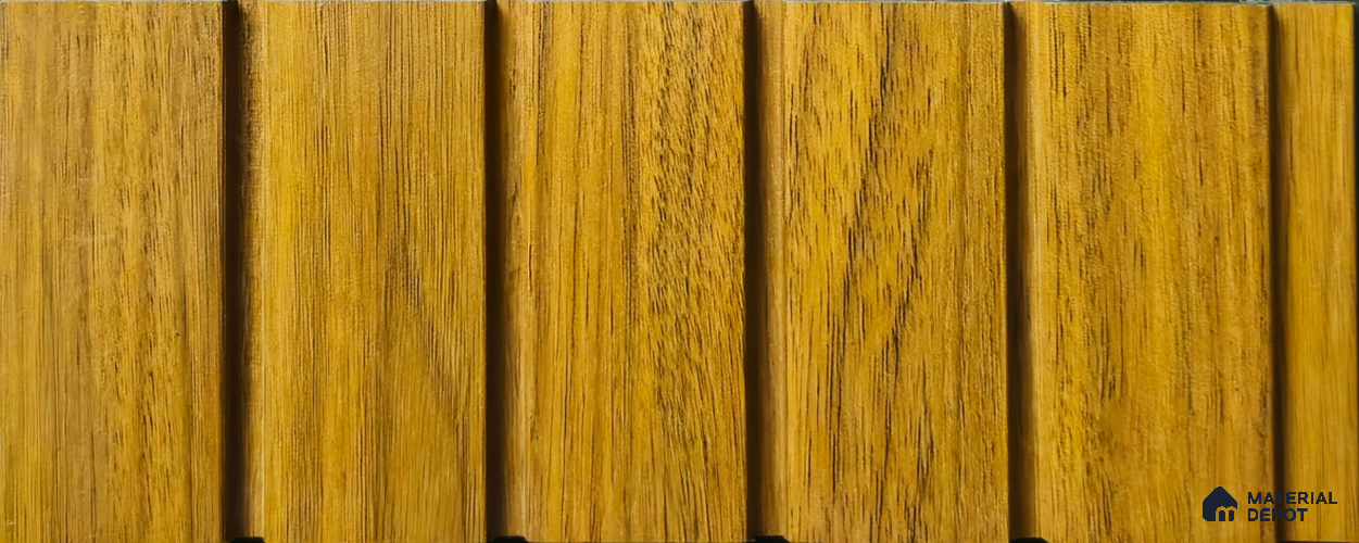 PN 06945 8 ft x 6 inch Charcoal Louvers/Panels - 6 mm