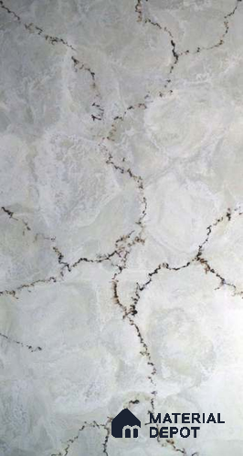 PN 06567 Marble Look Alabaster Sheet 8 ft x 4 ft Texture Finish  - 6 mm | Suitable for  Pooja Room, Feature Wall, Ceiling & Reception