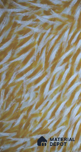 PN 06589 Patterned Look Alabaster Sheet 8 ft x 4 ft Texture Finish - 6 mm | Suitable for Pooja Room, Feature Wall, Ceiling & Reception