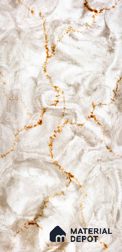 PN 06663 Marble Look Alabaster Sheet 8 ft x 4 ft Texture Finish - 6 mm | Suitable for Pooja Room, Feature Wall, Ceiling & Reception