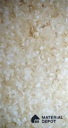 PN 06556 Patterned Look Alabaster Sheet 8 ft x 4 ft Texture Finish  - 6 mm | Suitable for  Pooja Room, Feature Wall, Ceiling & Reception