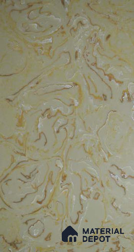 PN 06577 Marble Look Alabaster Sheet 8 ft x 4 ft Texture Finish - 6 mm | Suitable for Pooja Room, Feature Wall, Ceiling & Reception