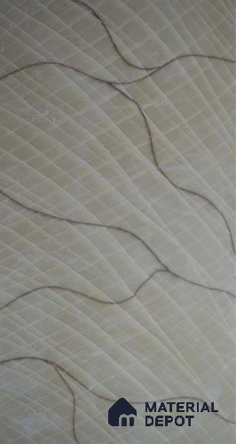 PN 06594 Marble Look Alabaster Sheet 8 ft x 4 ft Texture Finish - 8 mm | Suitable for Pooja Room, Feature Wall, Ceiling & Reception