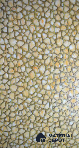 PN 06617 Patterned Look Alabaster Sheet 8 ft x 4 ft Texture Finish - 10 mm | Suitable for Pooja Room, Feature Wall, Ceiling & Reception
