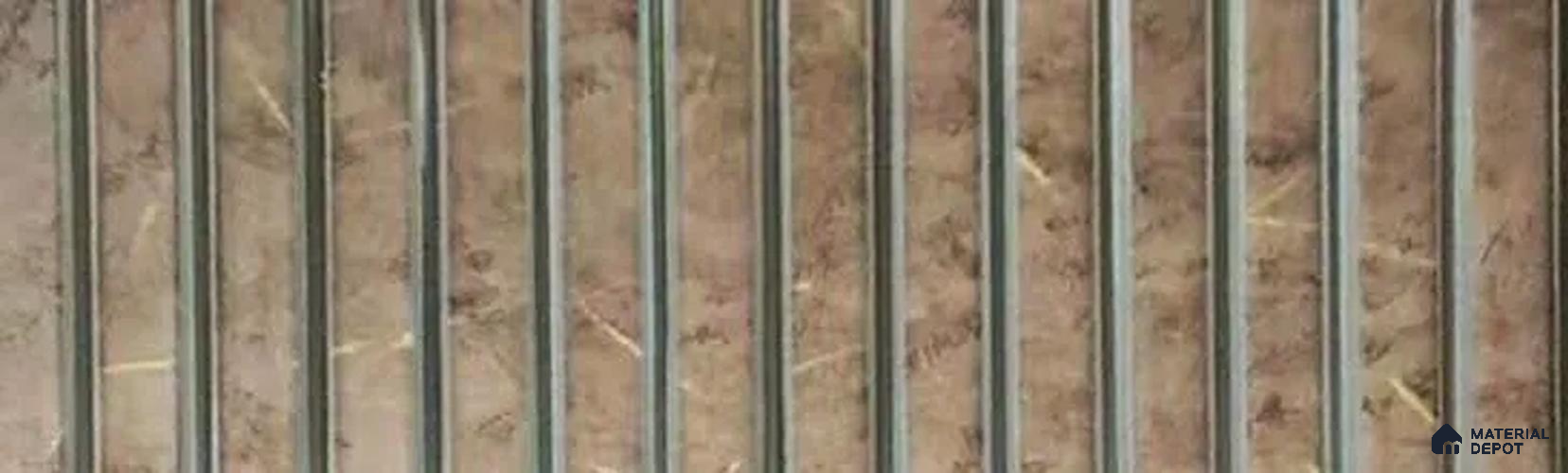 PN 07798 Marble Look Louver 8 ft x 0.65 ft Texture Finish - 6 mm | Suitable for Feature Wall, TV Unit & Living Room