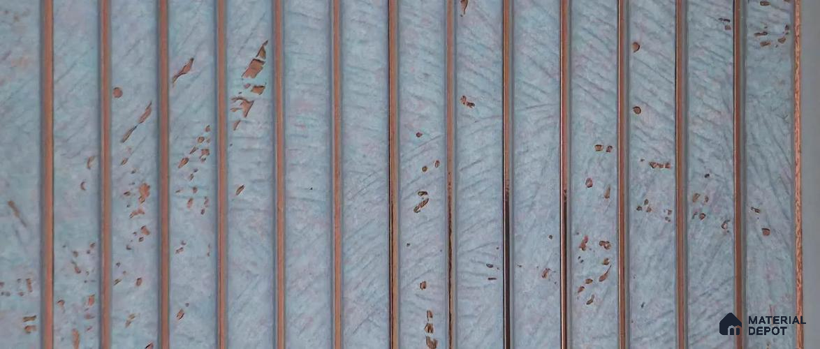 PN 07813 Marble Look Louver 8 ft x 0.65 ft Texture Finish  - 6 mm | Suitable for Feature Wall, TV Unit & Living Room