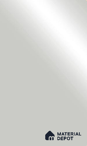 Light Grey Solid Colors look LM 23921 8 ft x 4 ft High Gloss Finish ASA Laminate - 1 mm | Suitable for Living Room, Kitchen, Office