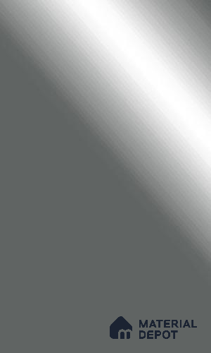Charcoal Black Solid Colors look LM 23922 8 ft x 4 ft High Gloss Finish ASA Laminate - 1 mm | Suitable for Living Room, Kitchen, Office