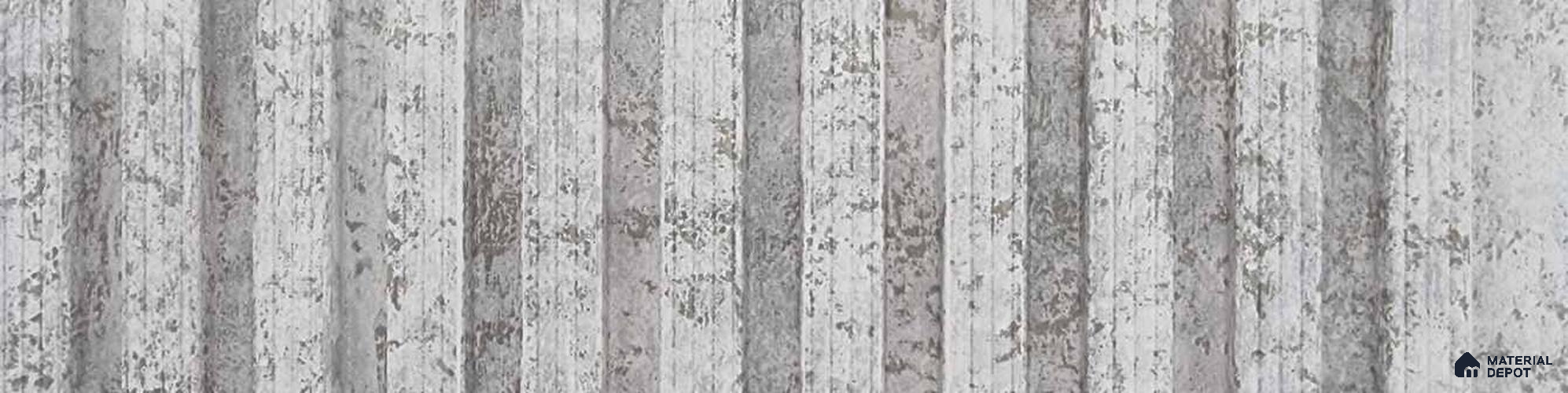 PN 06981 Wood Look Louver1 8 ft x 0.83 ft Texture Finish - 10 mm | Suitable for Feature Wall, TV Unit & Living Room