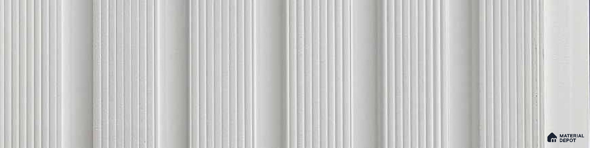 PN 06956 Textured Solid Look Louver1 8 ft x 0.83 ft Texture Finish - 10 mm | Suitable for Feature Wall, TV Unit & Living Room